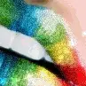 rainbow lips