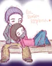 cute kawaii winter lovers