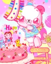 cute kawaii happy birthday