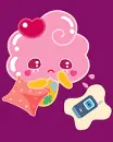 cute kawaii sad pinkie