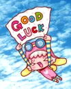 cute kawaii jaja good luck