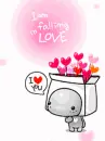 cute kawaii i'm falling in love 