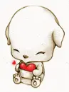 cute kawaii lil puppy dog