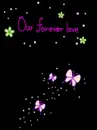 cute kawaii butterfly our forever love
