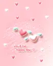 cute kawaii you & me happy day
