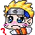 cute chibi naruto who is confused