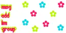 Pink Green & Blue