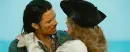 Will Turner and Elizabeth Swann Kissing