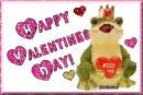 happy valentines day frog prince