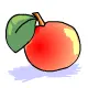 red apple