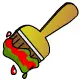 xmas paintbrush