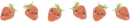 kawaii strawberry divider