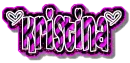 kristina black and pink
