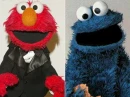 elmo and the cookie monster
