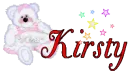 kirsty white bear with stars