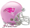 NewEngland Helmet with Glitter and Name