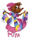 Cinderella Mouse With Glitter and Name