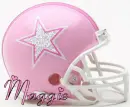 Cowboy Pink Helmet with Glitter and Name