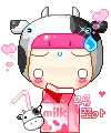 kawaii cow girl