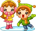 cute boy and girl
