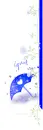 blue umbrell