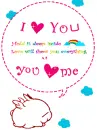 I LOVE YOU