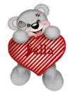 Cute Bear with Heart 