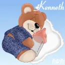 Teddy Bear with the name Kenneth