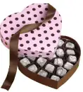 Pink,brown,heart,chocolates
