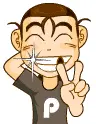 japanese boy peace