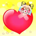 kawaii broken heart