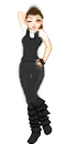 Doll in black