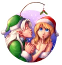 A Merry Christmas is kiss