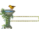 Bird blank blinkie