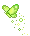 green butterfly