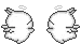 two white bunnys 