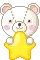 cute star bear