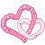 pink hearts