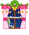 Snowy Christmas Window