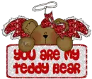 u are my teddy bear