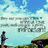 oxygen is more important