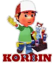 Korbin w/Handy Manny