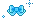 blue bow