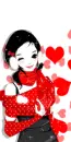 GIRL WITH HEARTS