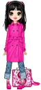 girl in pink