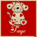 Puppy with the name Faye