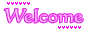 tiny pink welcome