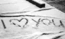 I love you in the snow
