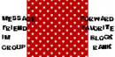 Red Hearts Contact Table