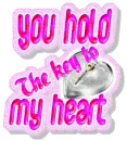 you hold the key to my heart